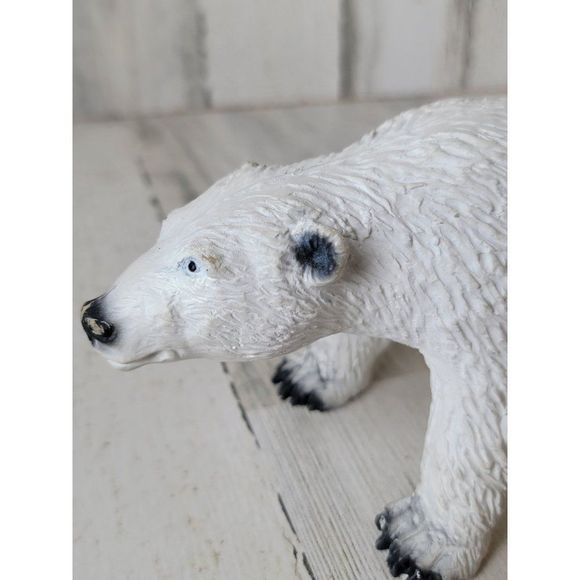 Rubber toy‎ polar bear white Antarctica figure squish - Picture 7 of 11